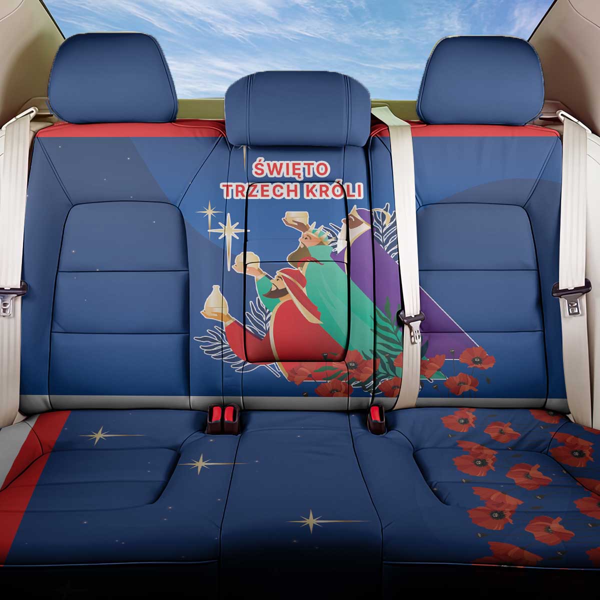 Poland Epiphany Back Car Seat Cover The Three Kings Day - Trzech Kroli