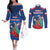 Poland Epiphany Couples Matching Off The Shoulder Long Sleeve Dress and Long Sleeve Button Shirt The Three Kings Day - Trzech Kroli