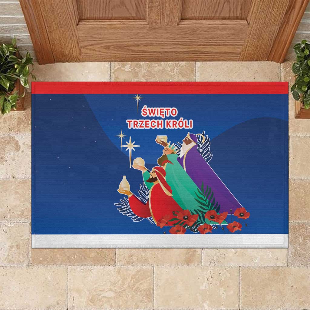 Poland Epiphany Rubber Doormat The Three Kings Day - Trzech Kroli LT17 - Wonder Print Shop