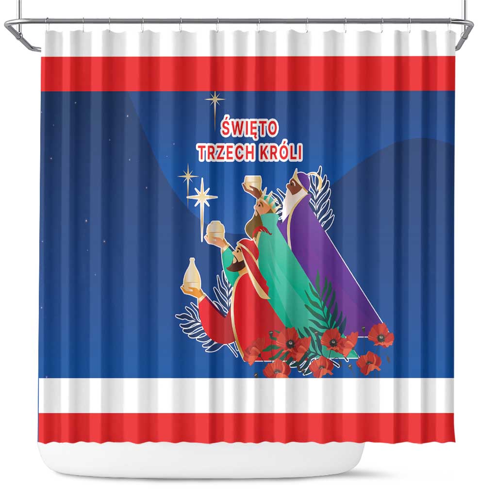 Poland Epiphany Shower Curtain The Three Kings Day - Trzech Kroli LT17 - Wonder Print Shop