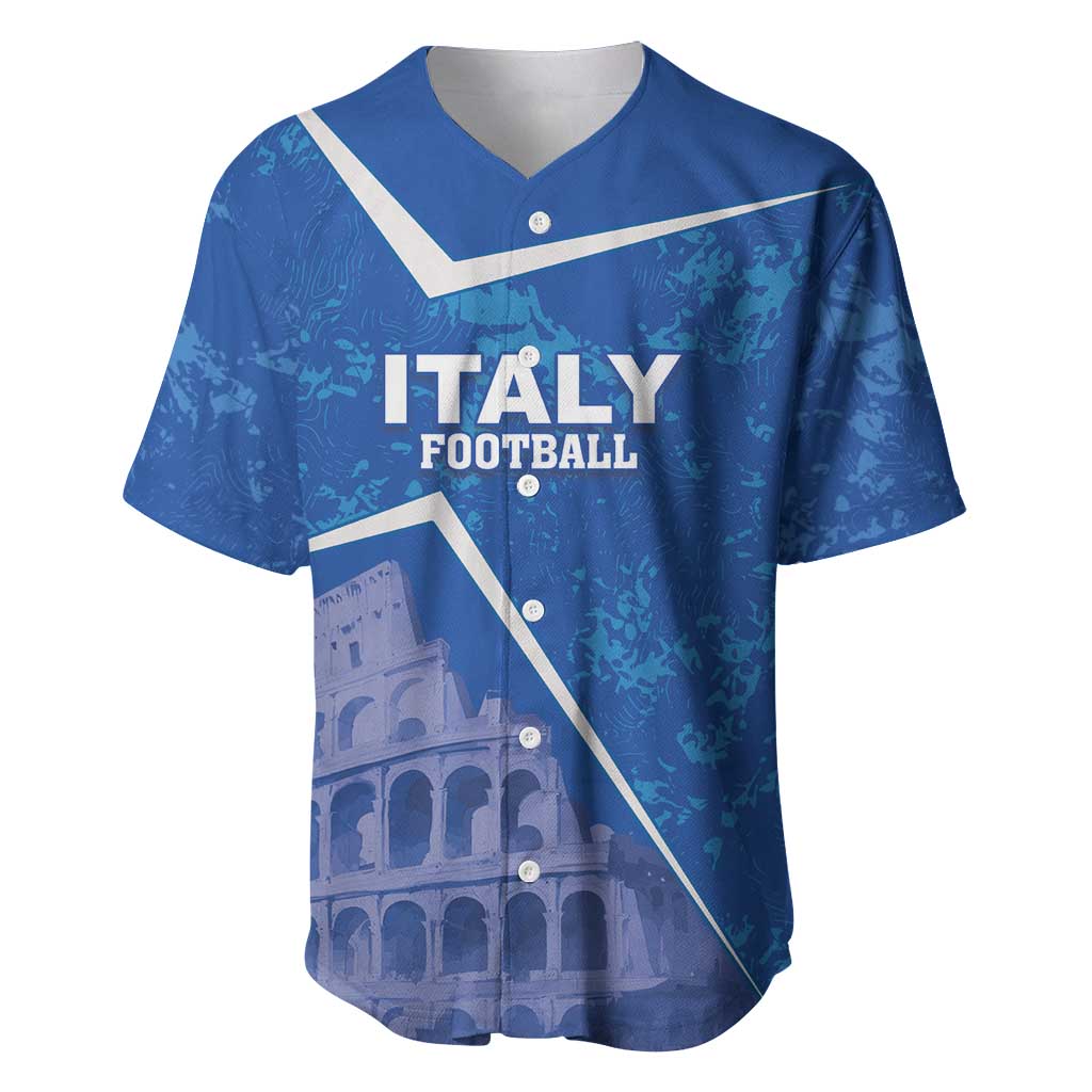 Custom Italy Football Baseball Jersey With Colosseum - Wonder Print Shop