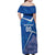 Custom Italy Football Family Matching Off Shoulder Maxi Dress and Hawaiian Shirt With Colosseum - Wonder Print Shop