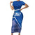 Custom Italy Football Family Matching Short Sleeve Bodycon Dress and Hawaiian Shirt With Colosseum - Wonder Print Shop