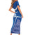 Custom Italy Football Family Matching Short Sleeve Bodycon Dress and Hawaiian Shirt With Colosseum - Wonder Print Shop