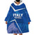 Custom Italy Football Wearable Blanket Hoodie With Colosseum