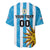 Custom Uruguay Football Baseball Jersey Sol De May - Wonder Print Shop