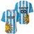 Custom Uruguay Football Baseball Jersey Sol De May - Wonder Print Shop