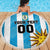 Custom Uruguay Football Beach Blanket Sol De May - Wonder Print Shop