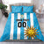 Custom Uruguay Football Bedding Set Sol De May - Wonder Print Shop