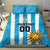 Custom Uruguay Football Bedding Set Sol De May - Wonder Print Shop