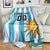 Custom Uruguay Football Blanket Sol De May