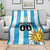 Custom Uruguay Football Blanket Sol De May