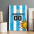 Custom Uruguay Football Canvas Wall Art Sol De May - Wonder Print Shop