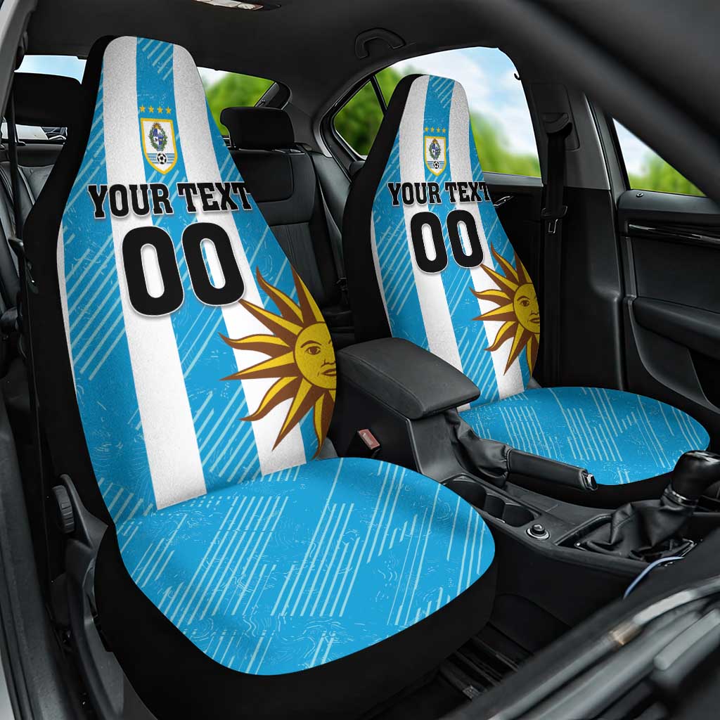 Custom Uruguay Football Car Seat Cover Sol De May - Wonder Print Shop