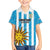 Custom Uruguay Football Family Matching Long Sleeve Bodycon Dress and Hawaiian Shirt Sol De May - Wonder Print Shop