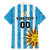 Custom Uruguay Football Family Matching Mermaid Dress and Hawaiian Shirt Sol De May - Wonder Print Shop