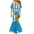 Custom Uruguay Football Family Matching Mermaid Dress and Hawaiian Shirt Sol De May - Wonder Print Shop