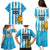 Custom Uruguay Football Family Matching Puletasi and Hawaiian Shirt Sol De May - Wonder Print Shop