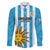 Custom Uruguay Football Family Matching Puletasi and Hawaiian Shirt Sol De May - Wonder Print Shop