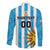 Custom Uruguay Football Family Matching Puletasi and Hawaiian Shirt Sol De May - Wonder Print Shop