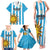 Custom Uruguay Football Family Matching Tank Maxi Dress and Hawaiian Shirt Sol De May - Wonder Print Shop