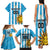 Custom Uruguay Football Family Matching Tank Maxi Dress and Hawaiian Shirt Sol De May - Wonder Print Shop