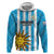 Custom Uruguay Football Hoodie Sol De May - Wonder Print Shop