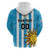 Custom Uruguay Football Hoodie Sol De May - Wonder Print Shop