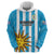 Custom Uruguay Football Hoodie Sol De May - Wonder Print Shop