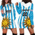 Custom Uruguay Football Hoodie Dress Sol De May - Wonder Print Shop