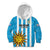 Custom Uruguay Football Kid Hoodie Sol De May - Wonder Print Shop