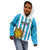 Custom Uruguay Football Kid Hoodie Sol De May - Wonder Print Shop