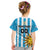 Custom Uruguay Football Kid T Shirt Sol De May - Wonder Print Shop