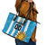 Custom Uruguay Football Leather Tote Bag Sol De May - Wonder Print Shop