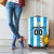 Custom Uruguay Football Luggage Cover Sol De May - Wonder Print Shop