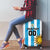 Custom Uruguay Football Luggage Cover Sol De May - Wonder Print Shop