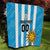 Custom Uruguay Football Quilt Sol De May