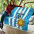 Custom Uruguay Football Quilt Sol De May