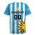 Custom Uruguay Football Rugby Jersey Sol De May - Wonder Print Shop