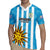 Custom Uruguay Football Rugby Jersey Sol De May - Wonder Print Shop