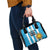 Custom Uruguay Football Shoulder Handbag Sol De May