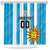 Custom Uruguay Football Shower Curtain Sol De May