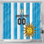 Custom Uruguay Football Shower Curtain Sol De May