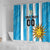 Custom Uruguay Football Shower Curtain Sol De May