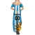 Custom Uruguay Football Summer Maxi Dress Sol De May - Wonder Print Shop