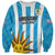 Custom Uruguay Football Sweatshirt Sol De May - Wonder Print Shop