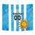 Custom Uruguay Football Tapestry Sol De May