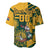 Custom South Africa Rugby Baseball Jersey Springboks With Protea Cynaroides - Wonder Print Shop