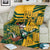 Custom South Africa Rugby Blanket Springboks With Protea Cynaroides