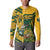 Custom South Africa Rugby Button Sweatshirt Springboks With Protea Cynaroides - Wonder Print Shop